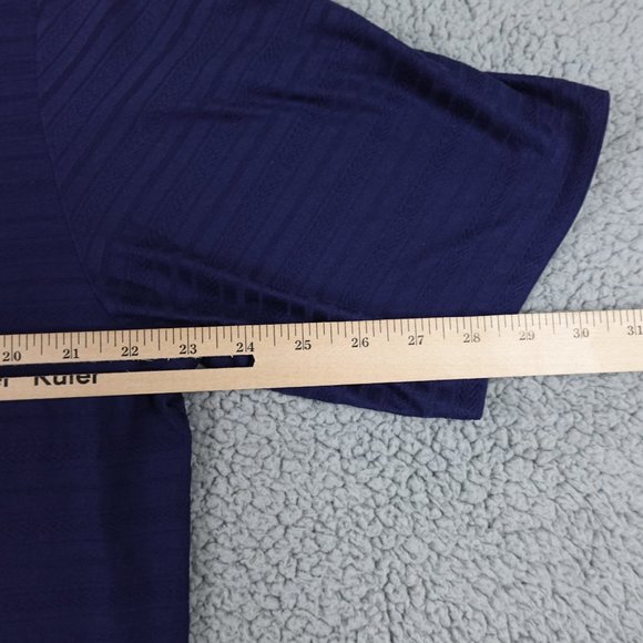 VTG Polo Golf Ralph Lauren 100% Pima Cotton Shirt Mens Large Navy Short Sleeve - Picture 7 of 13